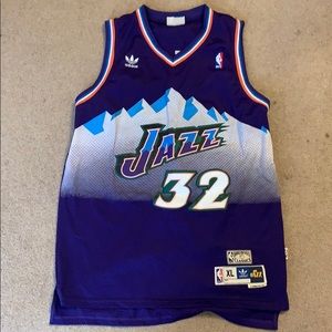 Adidas men’s 1990’s Utah Jazz Mountain Jersey